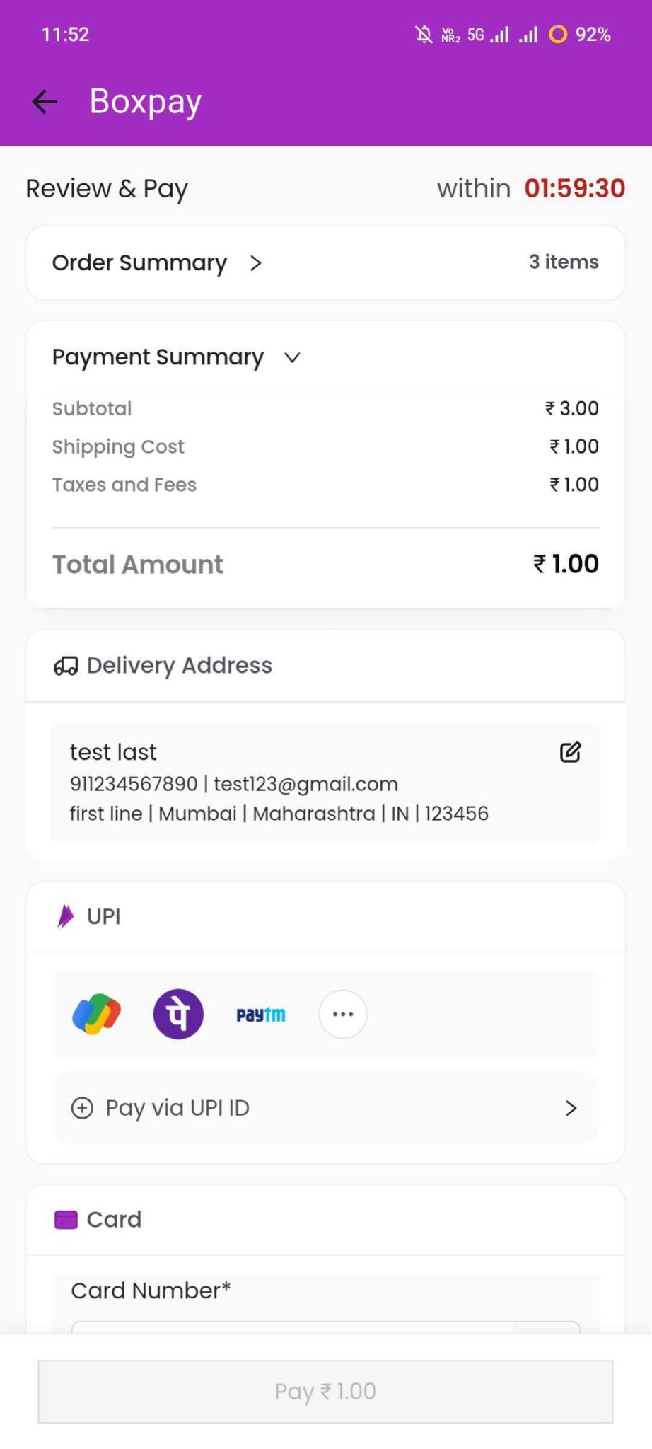 Flutter Checkout SDK – BoxPay